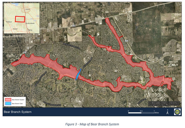 Figure 3-Map of Bear Branch System