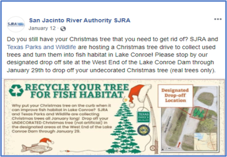 Christmas Tree Drive Reminder